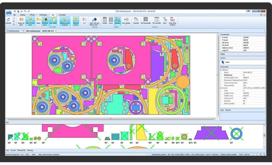 Almacam 2D, logiciels de programmation pour machines de découpe 2D