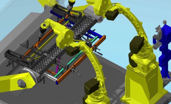 Almacam Robotics pour la programmation hors-ligne de robots de soudage. 