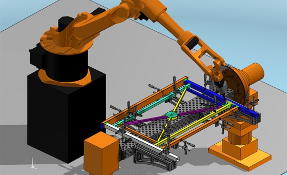 Almacam Robotics pour la programmation hors-ligne de robots de soudage. 