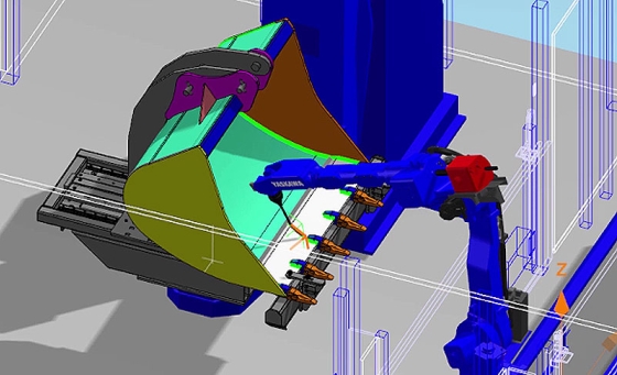 Almacam Robotics pour la programmation hors-ligne de robots de soudage. 
